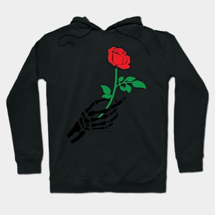 Rose in Hand Hoodie